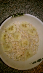 cooked oats