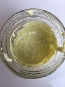 Schnitzel and I added dill to our mayo.  